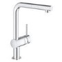 Grohe Minta Chrome Single Lever Pull Out Monobloc Kitchen Sink Mixer Tap