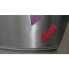GRADE A2 - AEG A72710GNX0 1.85m Tall Freestanding Freezer - Silver With Anti-fingerprint Stainless Steel Door