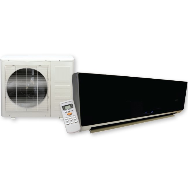 18000BTU 5Kw Black Wall Split Inverter Air Conditioner - Heating and Cooling