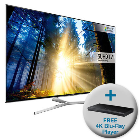 Samsung UE55KS8000 55 Inch Smart 4K Ultra HD HDR TV with FREE 4K Ultra HD Blu-Ray Player