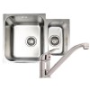 Taylor &amp; Moore Superior 1.5 Bowl Undermount Stainless Steel Sink With FREE Oxford Tap - Save &#163;16.98!