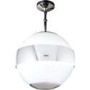 CDA 3S10WH Spherical Designer Island Cooker Hood With Neon Lighting White