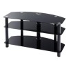 Techlink D100B Dais Black TV Stand for up to 50&quot; TVs