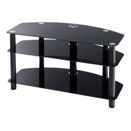 Techlink D100B Dais Black TV Stand for up to 50" TVs