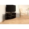 Techlink B6B Bench Corner TV Stand for up to 55&quot; TVs - Black