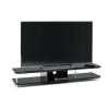 TechLink Gloss Black Acrylic and Glass Unit for screens up to 80&quot;
