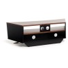 Techlink PR130SBW Prisma TV Stand for up to 65&quot; TVs - Black/Walnut