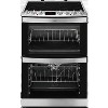 AEG 43102V-MN 60cm Electric Double Oven Cooker With Ceramic Hob Stainless Steel