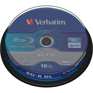 Verbatim 10PK Blu Ray 50GB 6X BD-R SP Disks