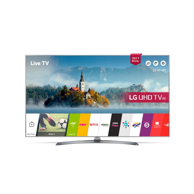 LG 55UJ750V 55" 4K Ultra HD HDR LED Smart TV with Freeview Play