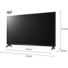 LG UP75 43 Inch LED 4K HDR Smart TV