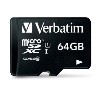 Verbatim Premium 64GB MicroSDXC Class 10 Card 