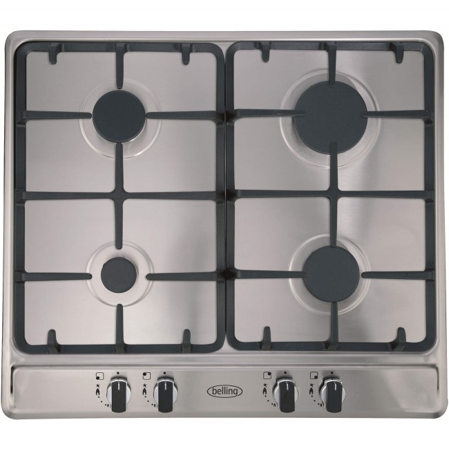 GRADE A1 - Belling GHU60GC 60cm Gas Hob in Stainless steel