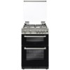New World DF600MD 60cm Dual Fuel Cooker With Glass Lid - Silver