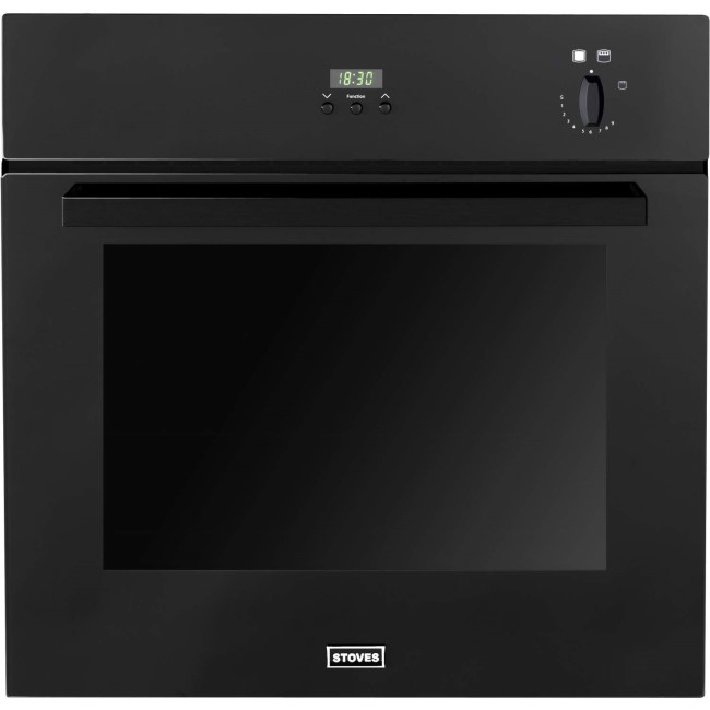 Stoves SGB600PS Conventional Gas Built In Single Oven in Black