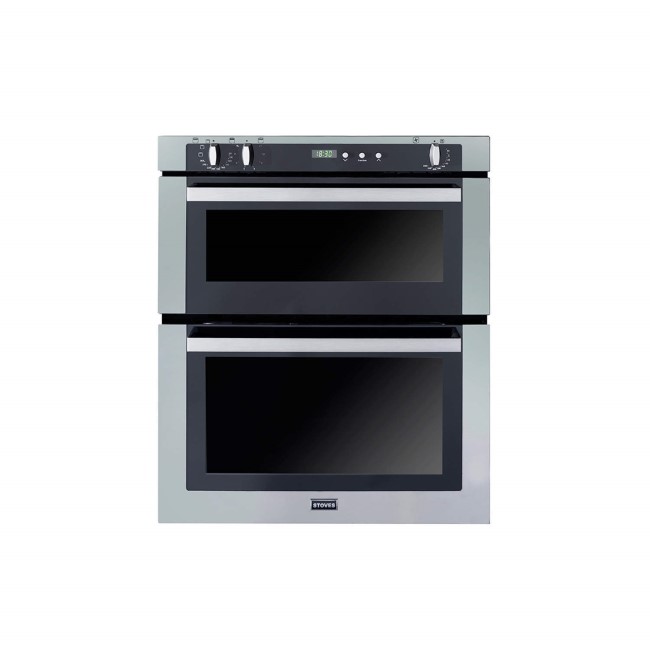 GRADE A1 - Stoves SEB700FPS Electric Built Under Double Oven in Stainless Steel
