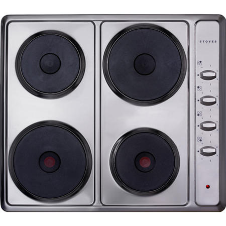 Stoves SEH600S Sealed Plate Electric Hob in Stainless steel