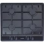 Stoves SGH600C 60cm Four Burner Gas Hob With Cast Iron Pan Stands - Black