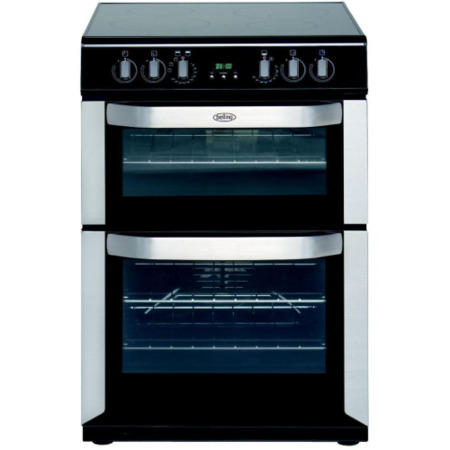 Belling FSE60DOi Double Oven 60cm Electric Cooker With Induction Hob - Stainless Steel