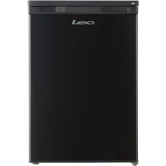 LEC R5511 55cm Wide Freestanding Under Counter Fridge Black 444441002