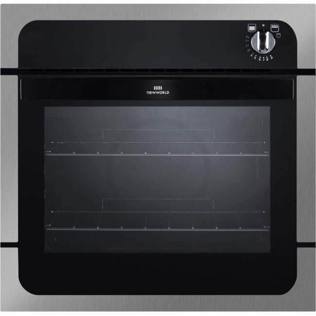 GRADE A2 - New World NW601G Gas Built In Single Oven Stainless Steel
