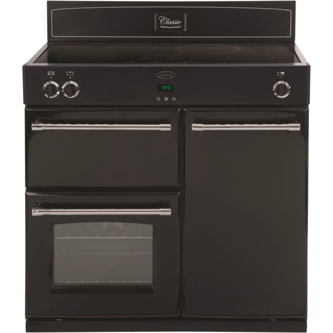 Belling Classic 90Ei 90cm Electric Range Cooker With Induction Hob - Black