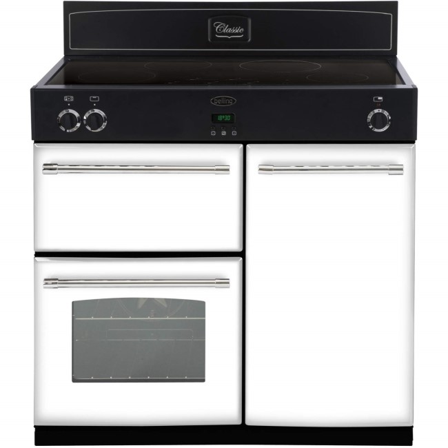 Belling Classic 90Ei 90cm Electric Range Cooker with Induction Hob - Icy Brook
