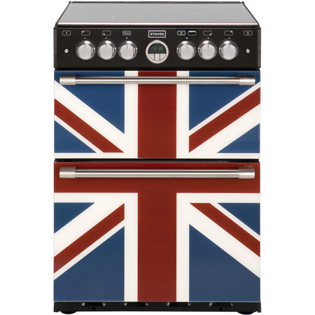 Stoves Sterling Mini Range 60cm Gas Cooker With Union Flag Pattern