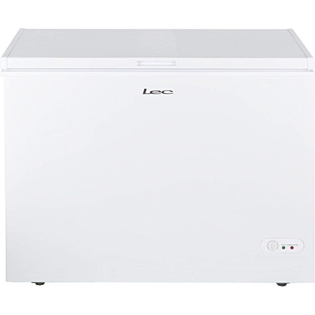 LEC CF300LW 300 Litre Chest Freezer - White