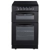 Belling FSEC50DOB 50cm Wide Double Oven Electric Cooker With Ceramic Hob - Black