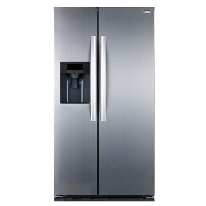 Stoves SXS90 Stainless Steel American Fridge Freezer 444442759