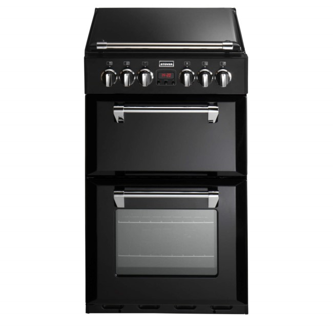 GRADE A1 - As new but box opened - Stoves Richmond 550DFW Mini Range 55cm Dual Fuel Cooker - Black