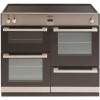 Belling DB4 100Ei 100cm Wide Electric Range Cooker With Induction Hob - Stainless Steel