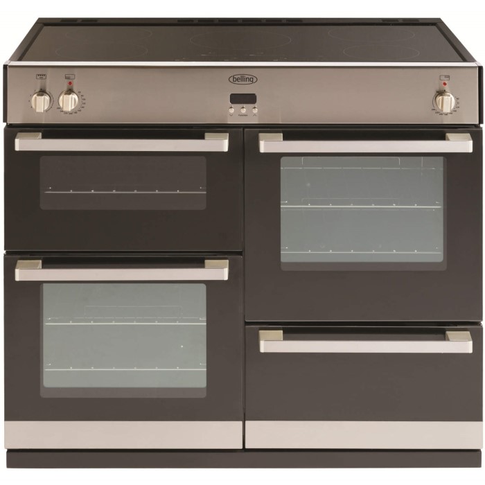 Belling DB4 100Ei 100cm Wide Electric Range Cooker With Induction Hob