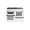 Belling DB4 110Ei 110cm Wide Electric Range Cooker With Induction Hob - White