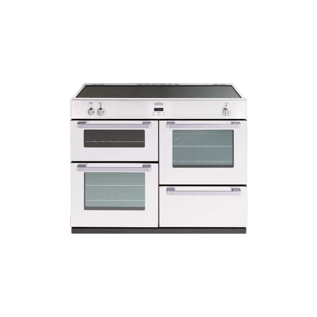 Belling DB4 110Ei 110cm Wide Electric Range Cooker With Induction Hob - White