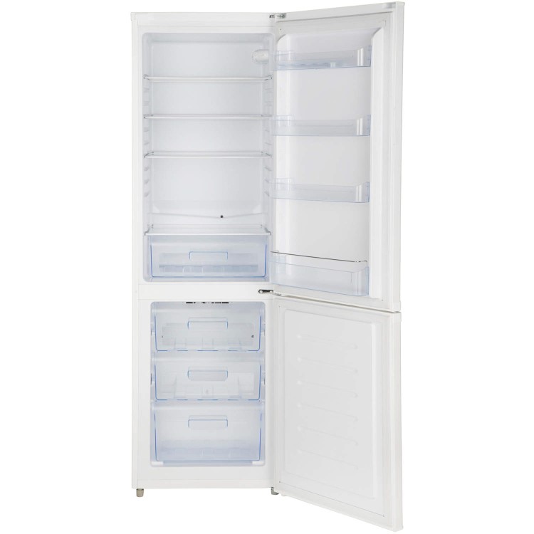 LEC TF60183 183x60cm 295L Frost Free Freestanding Fridge Freezer White 444443058