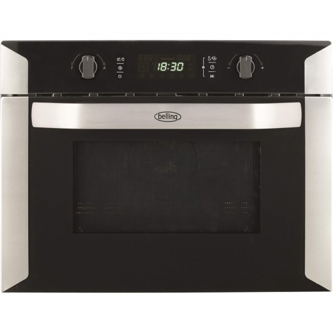 Belling BI60COMW Compact Stainless Steel Built-in Combination Microwave Oven