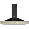 Stoves S1000 Richmond MK2 100cm Chimney Cooker Hood With Rail Cream
