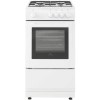 New World 444443993 50cm Wide Gas Single Cavity Cooker White