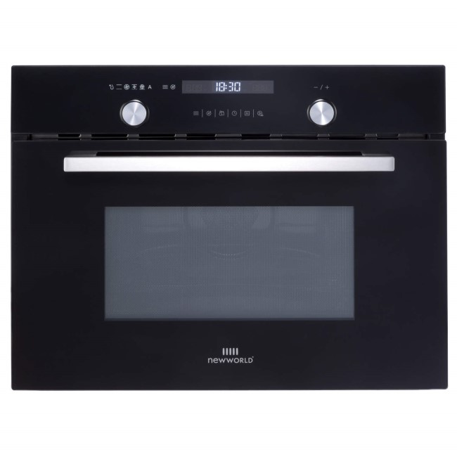 New World 444444188 45CM 44L 900W Built-in Combination Microwave Oven Black