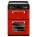 Refurbished Stoves Richmond 600EI 60cm Double Oven Electric Induction Cooker Red