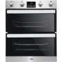 Refurbished Belling BI702FPCT 60cm Double Built Under Electric Oven Stainles Steel