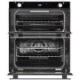 Refurbished Belling BI702G 60cm Double Built Under Gas Oven With Cook-to-off Timer Black