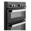 Belling FSE608DPc 60cm Double Oven Electric Cooker With Ceramic Hob - Black