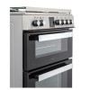 Belling FSDF608Dc 60cm Double Oven Dual Fuel Cooker - Stainless Steel