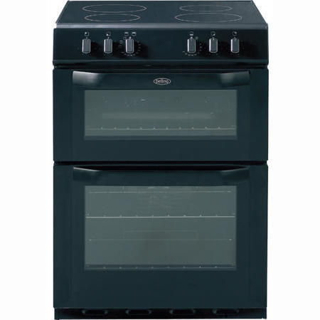 Belling FSE60DO 60cm Freestanding Double Oven Electric Cooker in Black