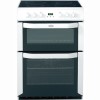 Belling FSE60DOP 60cm Freestanding Double Oven Electric Cooker in White
