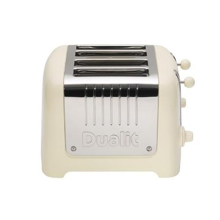 Dualit 46202 4 Slot High Gloss Lite Toaster Cream