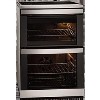 AEG 49002V-MN 60cm Double Oven Electric Cooker With Ceramic Hob Stainless Steel